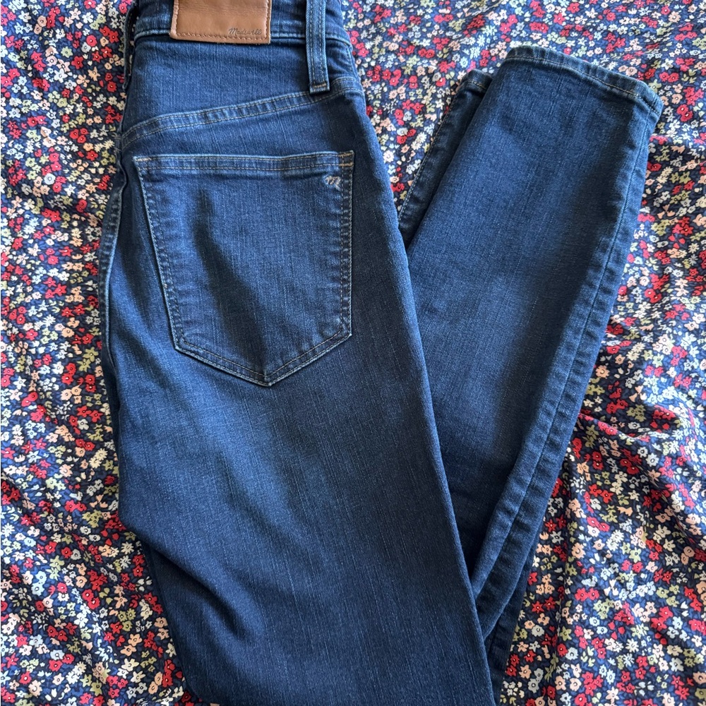 Madewell Dark Blue Skinny Jeans